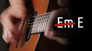 Дурак и молния, но вместо Em аккорд E