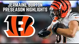 Jermaine Burton 2024 Preseason Highlights 🚀 || NFL Preseason Highlights ||