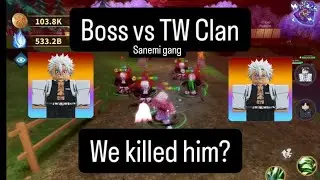Demon soul simulator - killing 2T boss Muzan with Sanemi gang TW clan members 