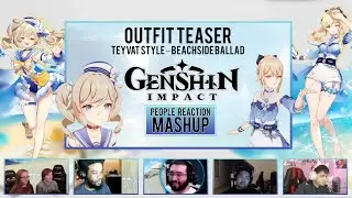 Outfit Teaser | Teyvat Style | Beachside Ballad | Genshin Impact [ Reaction Mashup Video ]