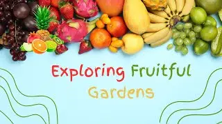 Exploring Fruitful Gardens |fruits  | leaning videos for kids