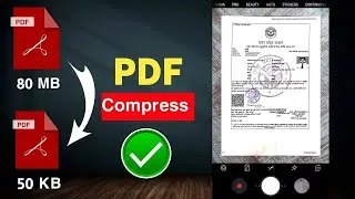 how to compress pdf file size in hindi / PDF ko resize/chota/small/kam/reduce kaise kare 