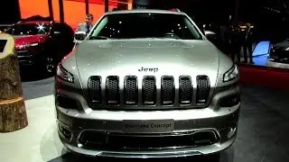 2015 Jeep Cherokee Overland - Exterior and Interior Walkaround - Debut at 2014 Geneva Motor Show