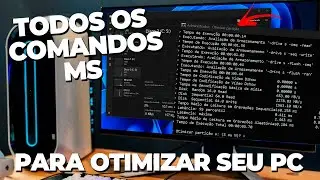 TODOS os COMANDOS da MICROSOFT para TURBINAR qualquer PC! é SURREAL essa OTIMIZAÇÃO