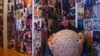 This Is What a 250 Pound Rubber Band Ball Created over 32 Years Looks Like