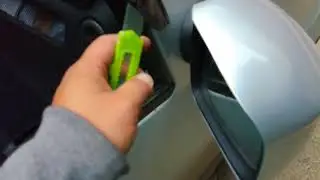 Лада Ларгус Накладки на зеркала крашеные в цвет автомобиля.