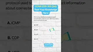 CCNA Quiz 50:CDP like Open Standard Protocol  