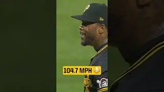 Manny Machado was left speechless by this Aroldis Chapman 104.7 MPH fastball 😮