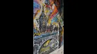 ГЕНТ - БЕЛЬГИЯ -  улица раскрашенная  ГРАФИТИ