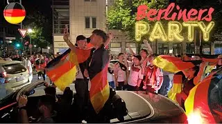 Berliners Party after Germany beat Denmark in the Euro's 2024