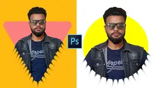 Photoshop Triangle Pop out Effect || Shape Pop out Effect || Photoshop editing Tutorial