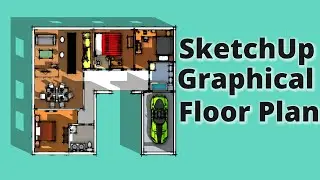 I Created This Architectural Floor Plan With SketchUp 2024