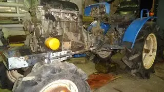 Ремонт мини-трактора iseki 1500. ,часть седьмая.