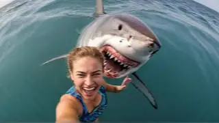 Woman Tries Petting Shark at the Beach, Instantly Regrets It...