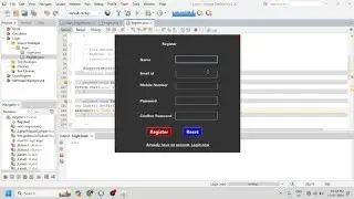 How to design Register Form in Java in Netbeans IDE | Java Tutorial Register Form