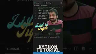 Python Episode no 6 | Difference b/w List and Tuple 