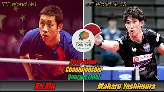 Xu Xin vs Maharu Yoshimura I Men's Quarter Final I Asian Championships 2019 I Ксю Ксинь - Йошимура