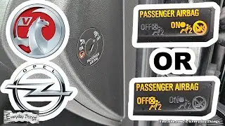 How to Turn On or Off the Passenger Airbag on Opel/Vauxhall