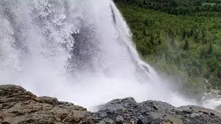 ALIBEK glacier & waterfall summer 2021 DJI Air2S // АЛИБЕК ледник и водопад июль 2021 Домбай