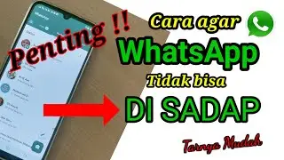 Cara agar WhatsApp tidak bisa di SADAP || Cara mengaktifkan verifikasi 2 langkah di WhatsApp