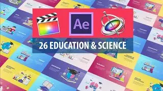 Education and Science Animation | Video Templates | Apple Motion, Final Cut Pro, After Effects