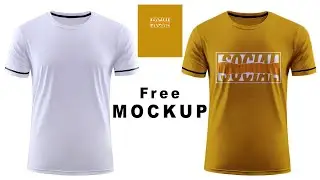 How to Creat T-shirt mockup in Photoshop | use of Smart object  | Add color/pattern on clothes