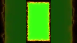 Electic Effect Frame | Border | Template | GREEN SCREEN | FULL SCREEN | Abstract Rectangle dcm Verse