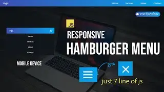 How To Create A Hamburger Menu In Html CSS And JavaScript