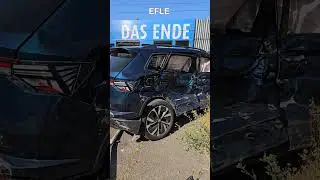 🛑STOP‼️Totalschaden❌️Auto schrott nach CRASH mit Straßenbahn❗️