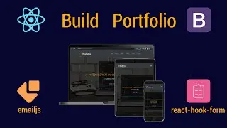 React JS & Bootstrap | Build Portfolio App | 4K