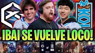 IBAI SE VUELVE LOCO CON KOI!😱EL CASTEO MÁS ÉPICO!🔥 - GX vs KOI LEC 2025 ESPAÑOL KNEKRO COSTREAM