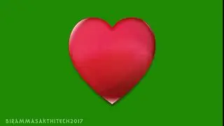 Heart transition green screen of BirammaSakthiTech2017