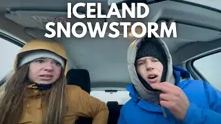 TRAPPED in a SNOWSTORM! - Winter in Iceland 🇮🇸