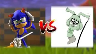 Zero Two Dodging meme - Sonic vs Ghost Alphabet Lore
