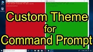 Change the Color of Command Prompt In Windows 10