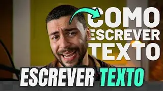 Como ESCREVER TEXTOS e alinhar no PHOTOSHOP