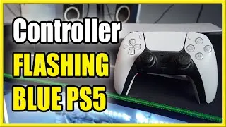 How to Fix Flashing Blue Light on PS5 Controller (Connect Controller Tutorial)