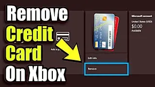 How to REMOVE CREDIT CARD from XBOX ONE (Best Method)