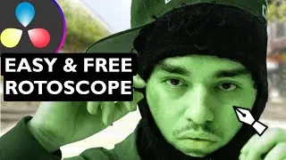 How to ROTOSCOPE for FREE in Davinci Resolve and Runway | Tutorial