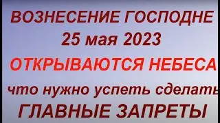 Вознесение Господне 25 мая 2023. Что нельзя и что нужно сделать. Народные традиции и приметы.