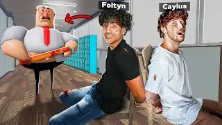 Can We ESCAPE EVIL TEACHER in Roblox.. (Ft. Foltyn)
