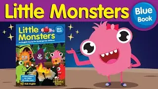 Little Monsters: Unit 1 Blue Book | Vehicles English Lesson for Kindergarten | Fun Kids English