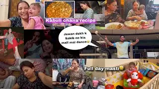 Aj ka din gaya movie dekh k🎬 Restaurant mai khana kha k🍱|| Kabuli chana cooking🧆