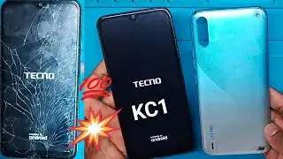 Tecno Kc1 crack broken Touch glass replacement change.How to Restoration Touch Tecno Kc1 Easy 100%