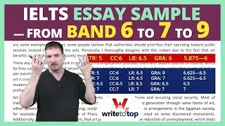 IELTS Essay Sample—Band 6 to Band 7 to Band 9