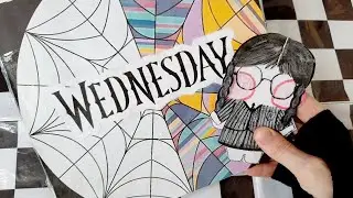 Дом из бумаги Wednesday /Бумажный дом для уточек Wednesday