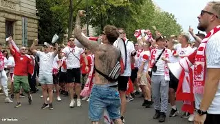 🤣EURO 2024 Polish Fans Taunt the Russian Embassy in Berlin