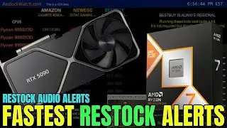 24/7 In Stock GPU Alerts - Nvidia RTX 5090 - 5080 - 5070 Ti / With Live Audio Alerts