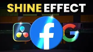 Icon SHINE Effect in Davinci Resolve