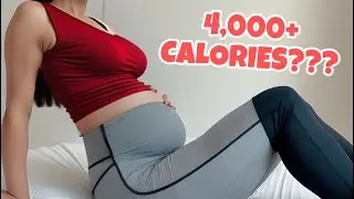 HOW MANY calories can she eat at a restaurant? (food baby belly)